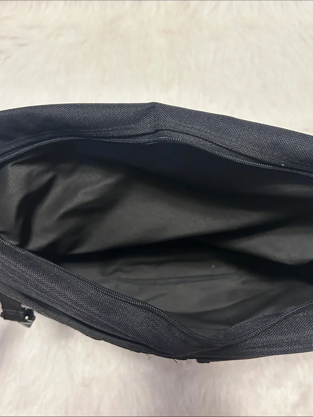 Harley-Davidson Black Canvas Messenger with Orange Logo